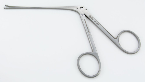 Integra-Miltex Hartman-Herzfeld Ear Forceps, 3.375none (85mm) Shaft, 2mm Dia Round Cups, Alligator ...