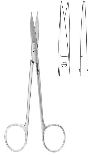 Integra-Miltex Joseph Nasal Scissors, 5.75IN (146 mm), Straight