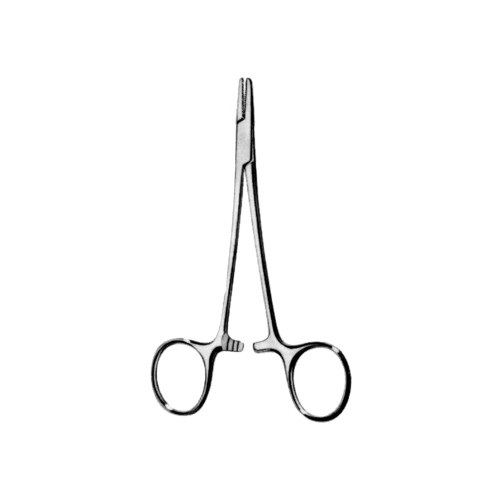 Halsey Needle Holder, 5in., Smooth Jaw