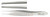 Integra-Miltex Lester Fixation Forceps, 3.75none (97mm), Delicate, 1 x 2 Teeth, 0.55mm Wide at Tip