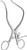 Aesculap De'Bakey Femur Retractor for Adult 145mm, 5.75none