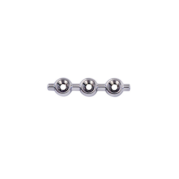 2.0mm Cortical Pearl Plate-3 Hole, Long