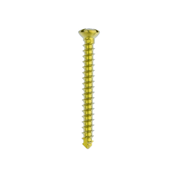 2.4mm Cortical Screw, Self-tap, Cruciform, Titanium-6mm