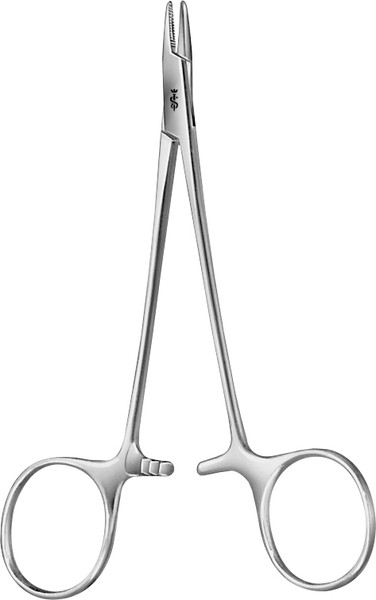 Aesculap Derf Needle Holder, Serrated 125mm, 5none