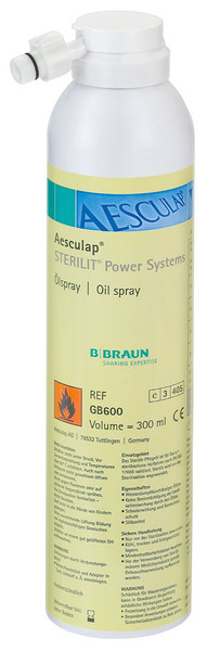 Aesculap Sterilit Power Systems Oil Spray 300ml