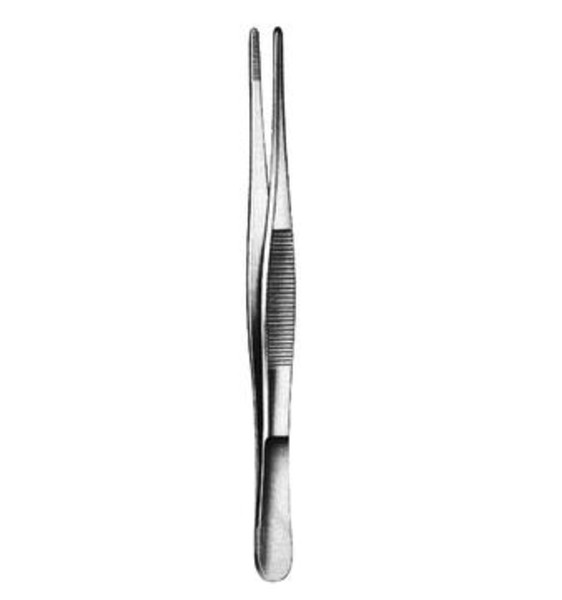 gSource Dressing Forceps 4.5none Narrow Serrated
