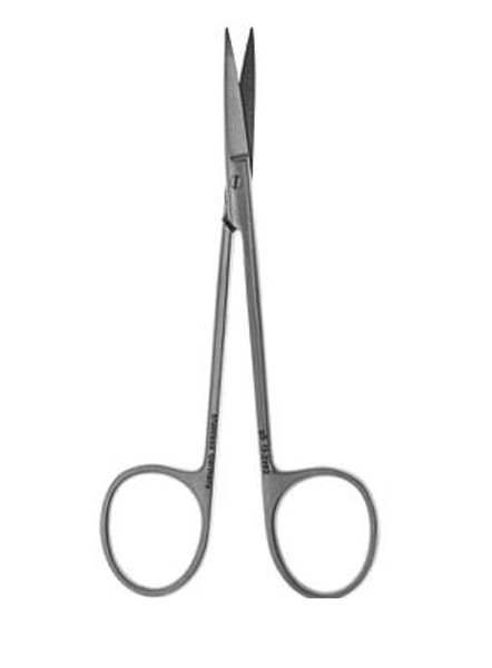 gSource Fine Scissors 4.5none Straight, Sharp/Sharp, Round Shank