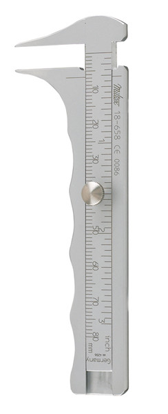 Integra-Miltex Jameson Caliper 4none, (101mm) Graduated From 0 to 80mm in 1mm Increments