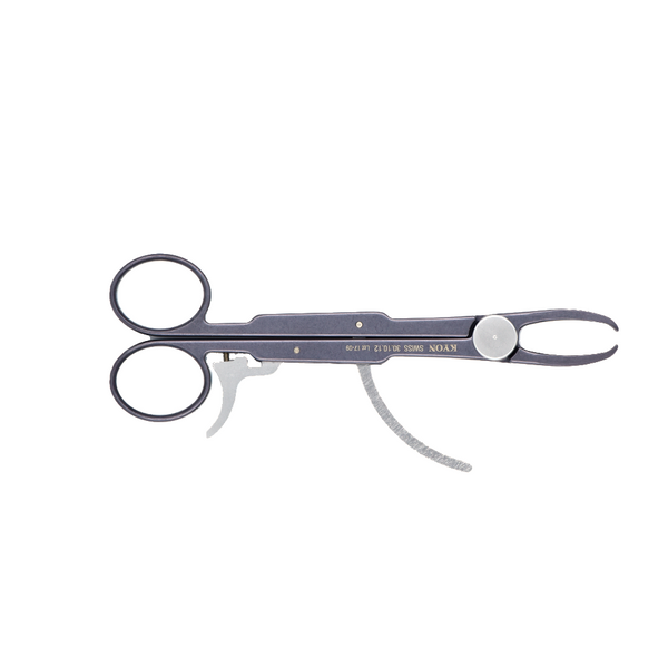 KYON Fine Touch Forceps / 159 MED Point- to Point, Straight Max Span 43mm, Ti Alloy, SS