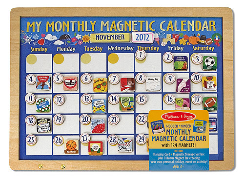 Magnetic Monthly Calendar Magnetic Monthly Calendar