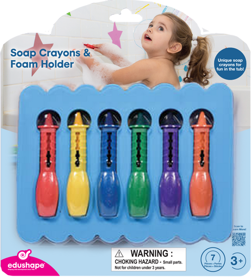 Soap Crayons & Foam Holder