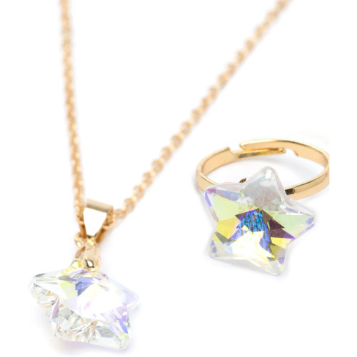 Boutique Holographic Star Necklace Set