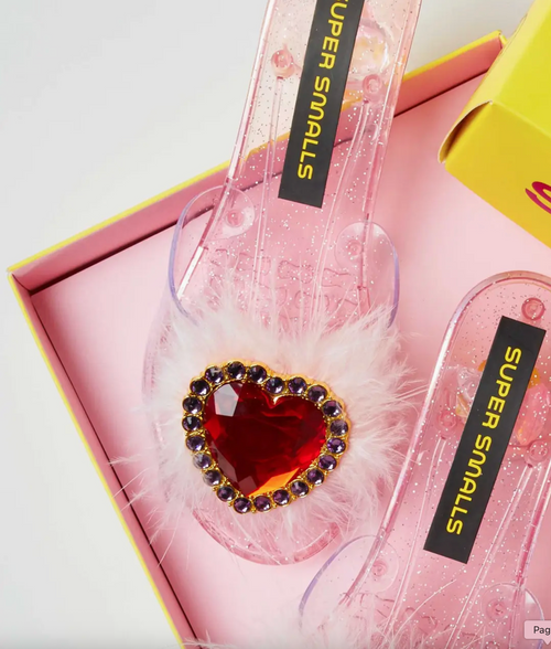 Red Heart Gem & Feather Play Shoes