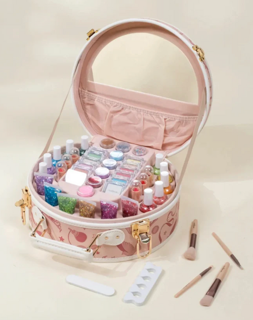 Premium Makeup Set & Vegan Leather Case