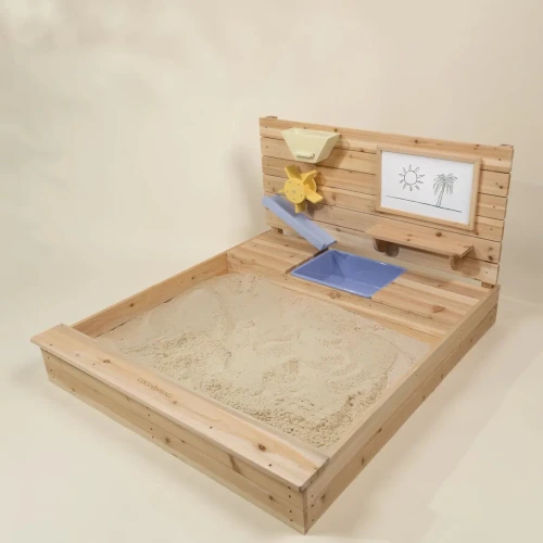 Wooden Sandpit with Cover