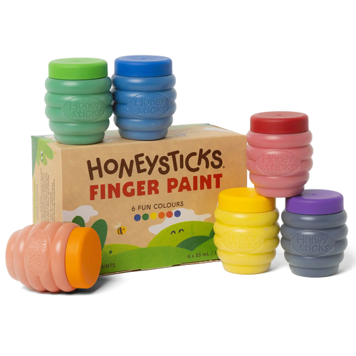 Honeysticks Finger Paints 6pk 55ml