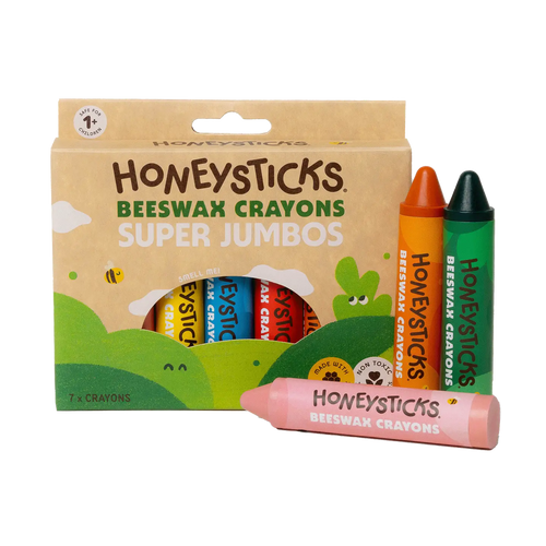 Honeysticks Beeswax Crayons Super Jumbos 7pk