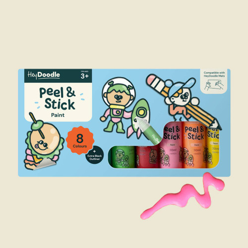 Peel & Stick Solid Paint Set for Window Art