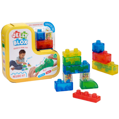 Jelly Blox Newbie Kit 11 Piece Set, Sensory Play for Ages 2+
