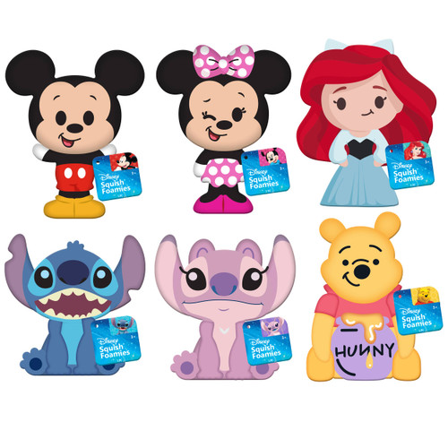 Disney Squish Foamies – Soft Foam Fidget Toy Assortment 4+
