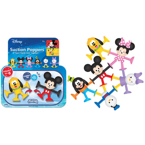 Disney Suction Poppers 2 Pack Assortment, Sensory Fun 3+
