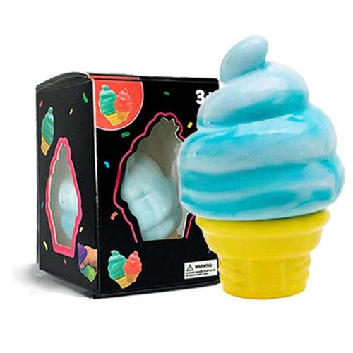 Ice Cream Stress Ball - Blue