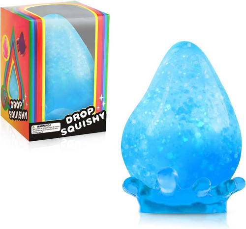 Dreamy Water Drop Stress Relief Squishy - Blue