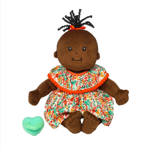 Wee Baby Stella Brown with Black Wavy Tuft
