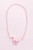 Boutique Holo Pink Crystal Necklace