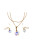 Boutique Holographic Star Necklace Set