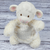 Bahbah the Lamb Baby Soft Toy w/ Natural Rubber Teether Head