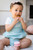 Cookie Natural Rubber Teether, Rattle & Pretend Play