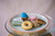 Donut Natural Rubber Teether, Rattle & Pretend Play
