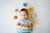Macaroon Natural Rubber Teether, Rattle & Pretend Play