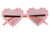 Kids Heart Sunglasses - Pink Scallop Heart