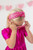 Beaded Headband - Pink Prism