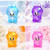 Labubu Squishy: Blue