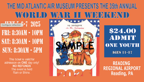 WWII Weekend One Day Youth Admission