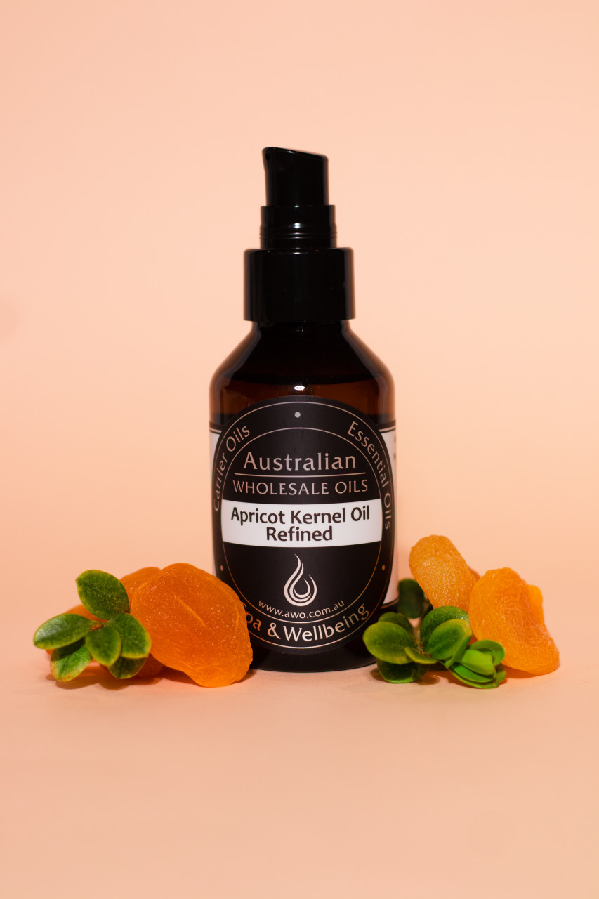 H&B Oils Center Organic Refined Apricot Kernel Oil – Cold Pressed, 4 Oz – 100% Pure Carrier Oil