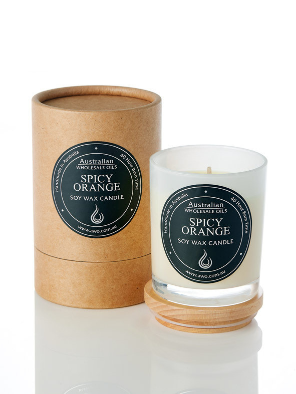 Spicy Orange Candle (Soy) Australian Wholesale Oils