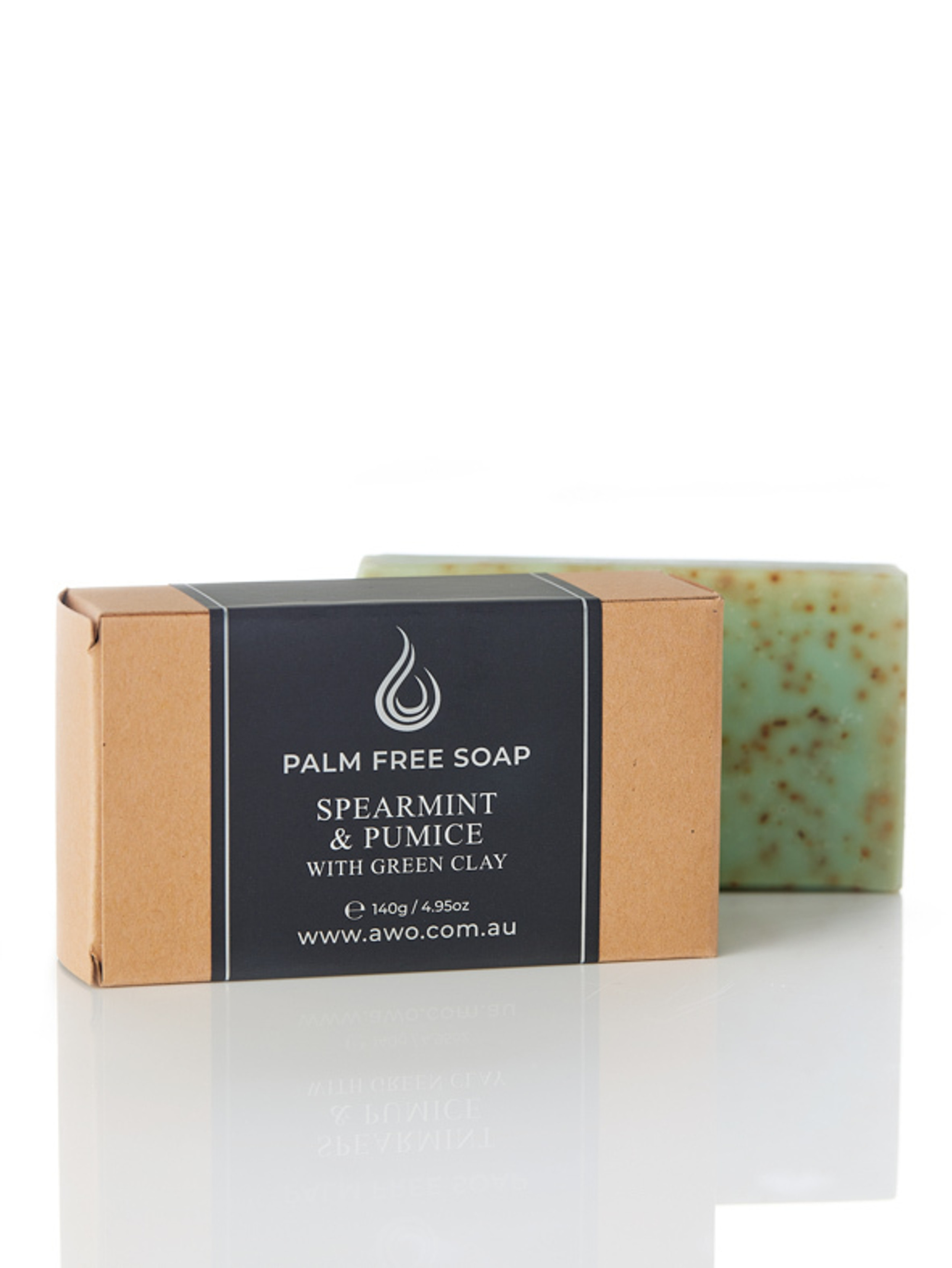 Spearmint & Pumice Soap (100 Palm Oil Free) AWO