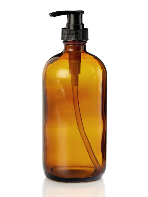500ml Amber Glass Lotion Bottle