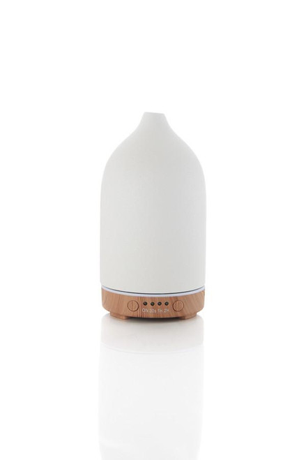  Stone Aroma Diffuser - White/Wood 