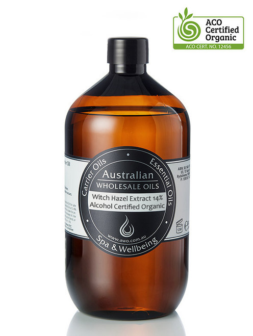 Witch Hazel Extract 14% Alcohol Certified Organic