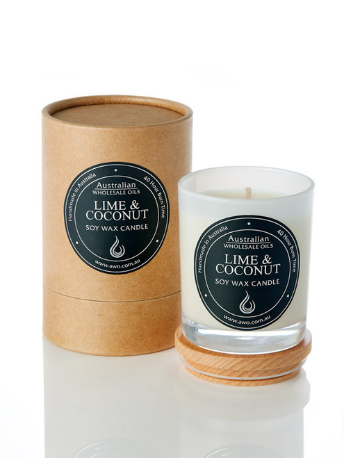 Lime and Coconut Soy Candles