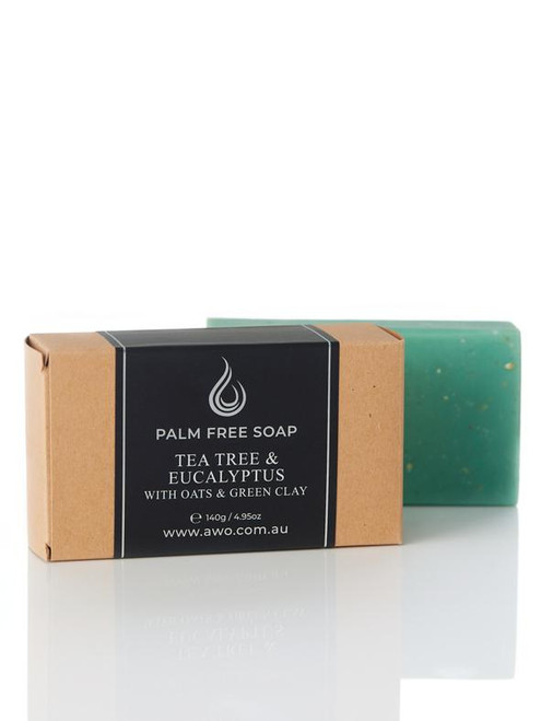 Natural Homemade Soap, Palm Free, Tea Tree & Eucalyptus