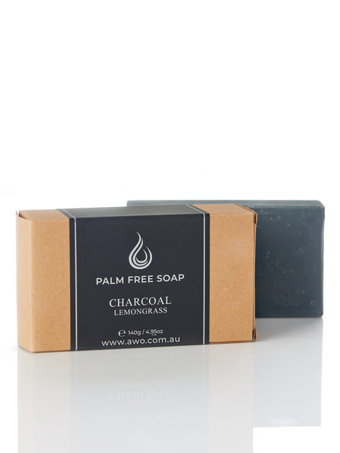 Palm Free Charcoal Soap - Lemongrass