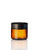 Amber Glass Jar (60ml) with Black Wadded Lid 