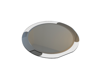 Marine Grade Stainless Steel (SS316) 5 MHz quartz crystal sensors for liquid biosensing front side