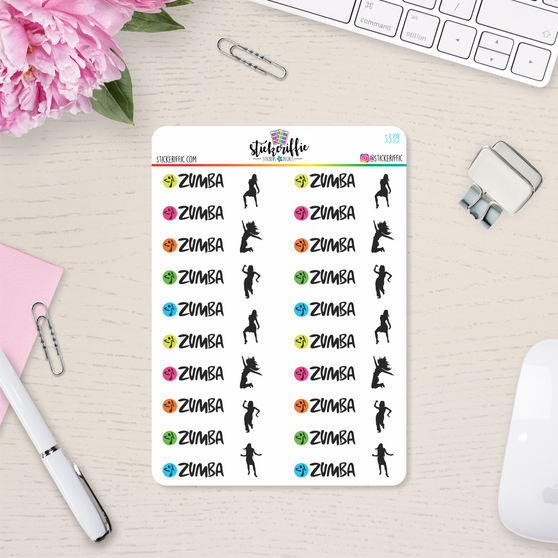 Zumba Planner Stickers - S339